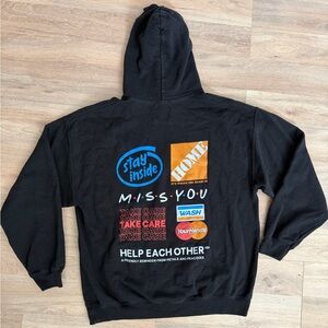 Dolls Kill Black Graphic Hoodie